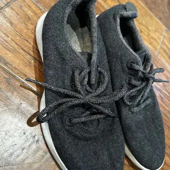 Allbirds Men's Wool Runners Charcoal Gray Sneakers - Picture 2 of 5